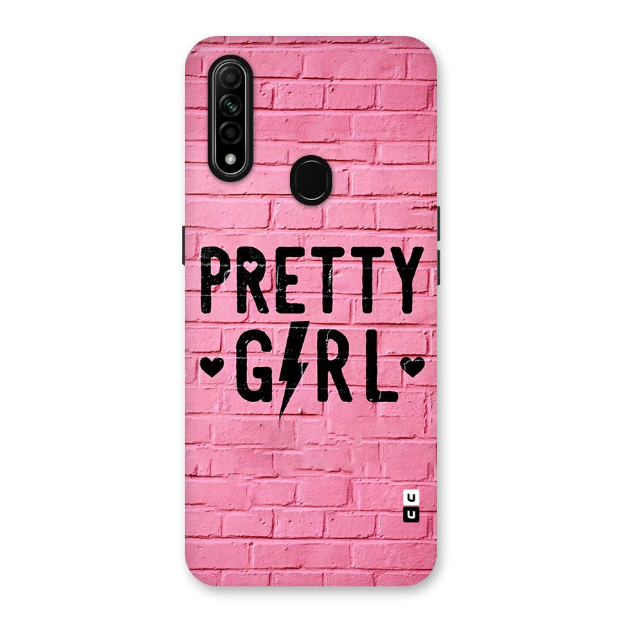 Pretty Girl Wall Back Case for Oppo A31
