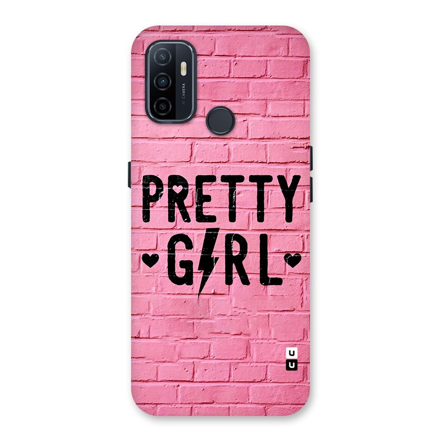 Pretty Girl Wall Back Case for Oppo A32