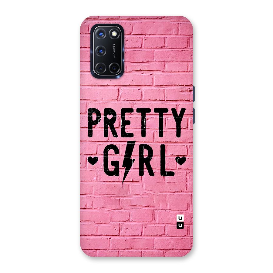 Pretty Girl Wall Back Case for Oppo A52
