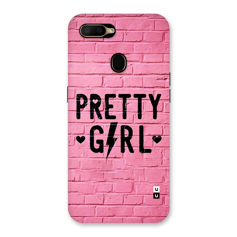 Pretty Girl Wall Back Case for Oppo A5s