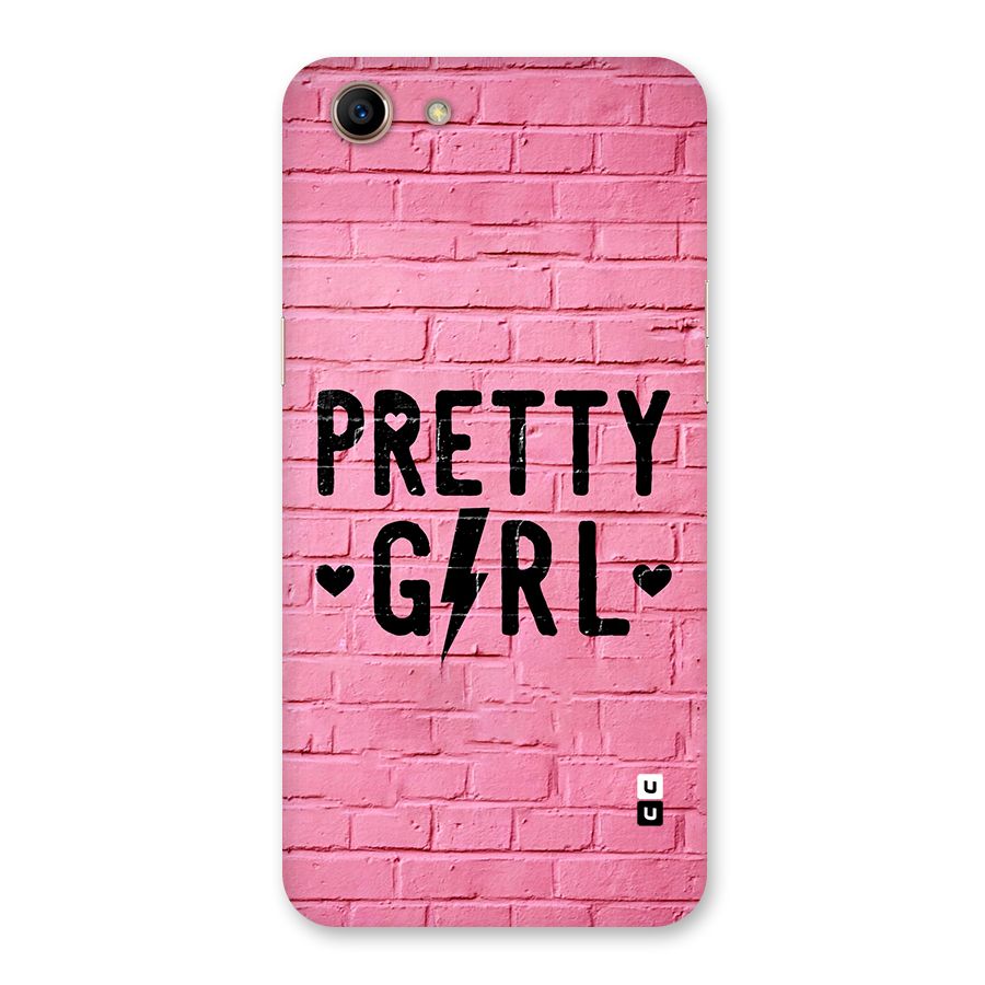 Pretty Girl Wall Back Case for Oppo A83 (2018)