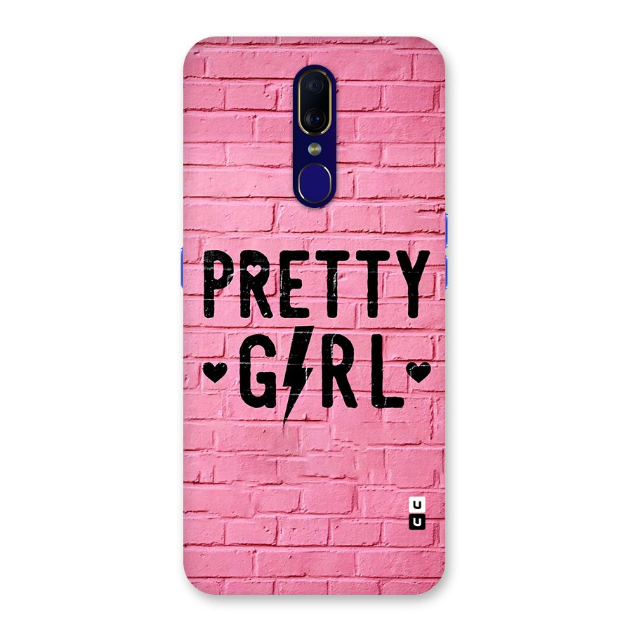 Pretty Girl Wall Back Case for Oppo A9
