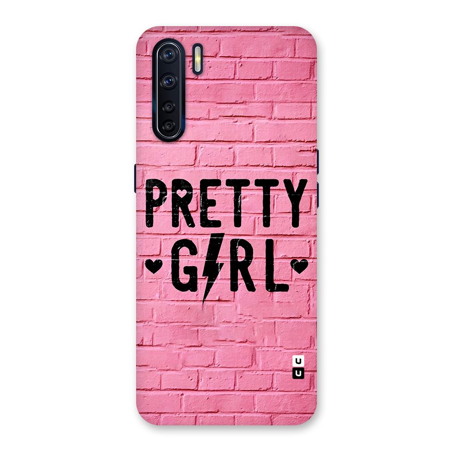 Pretty Girl Wall Back Case for Oppo F15