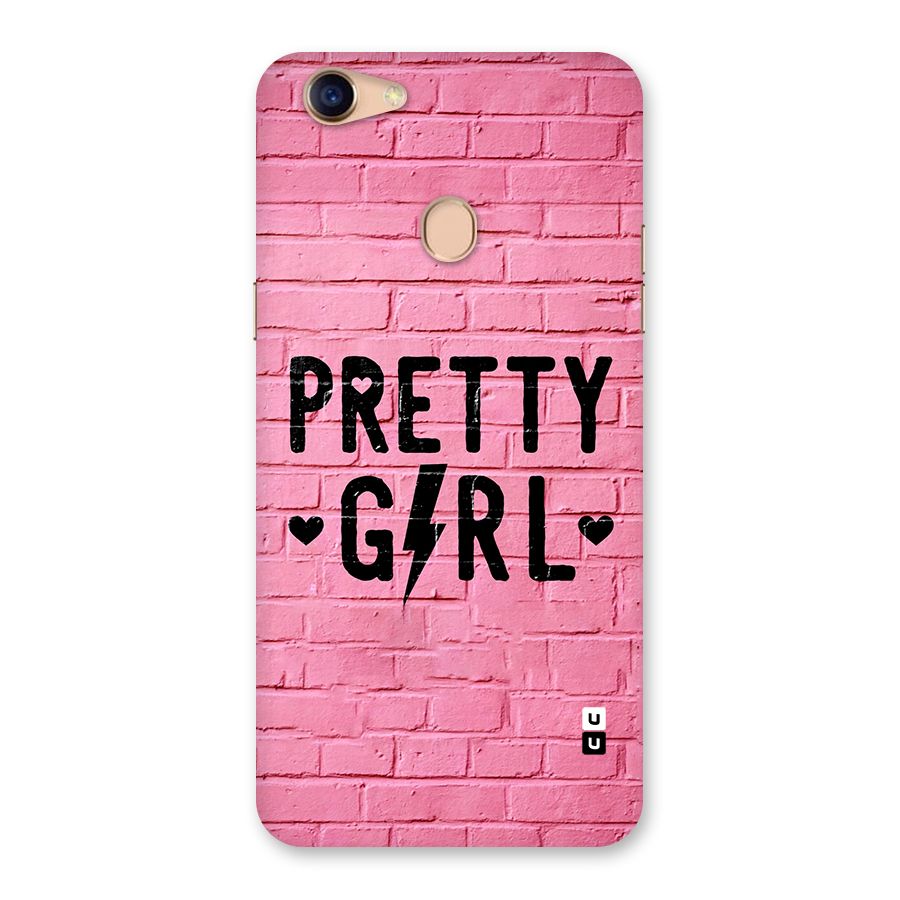 Pretty Girl Wall Back Case for Oppo F5 Youth