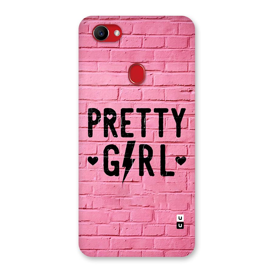 Pretty Girl Wall Back Case for Oppo F7