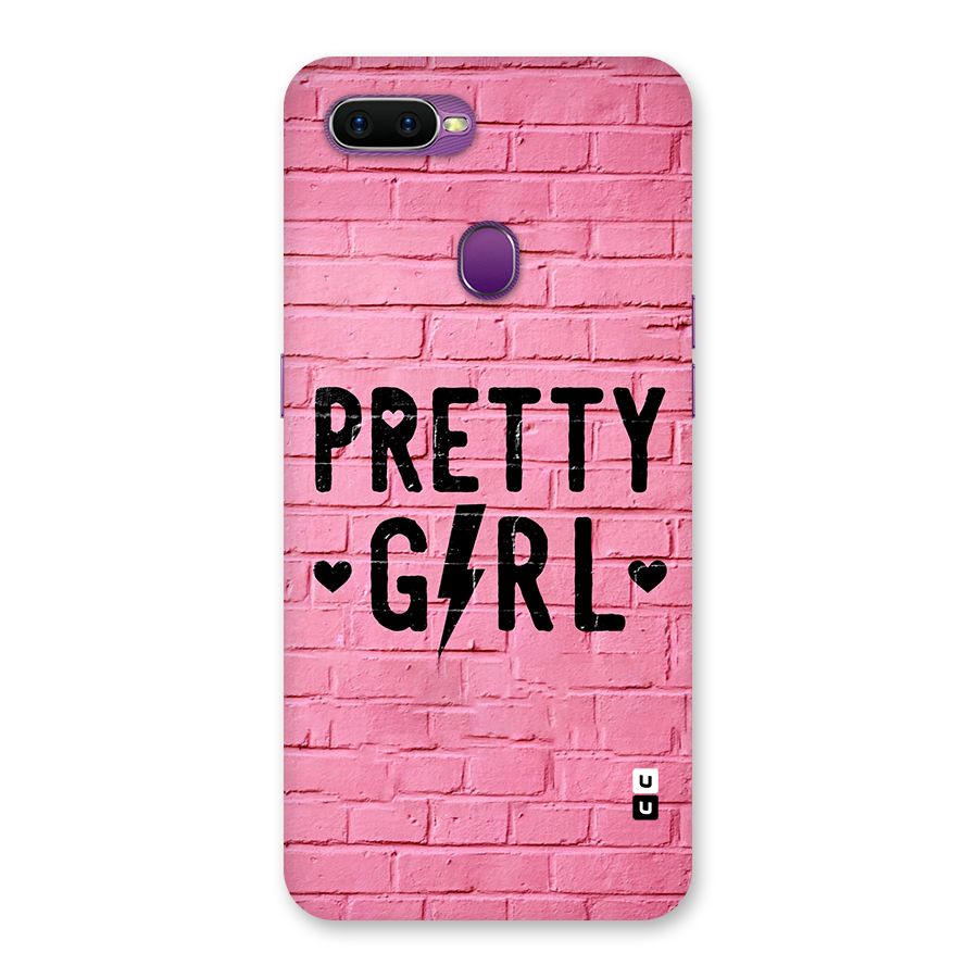 Pretty Girl Wall Back Case for Oppo F9