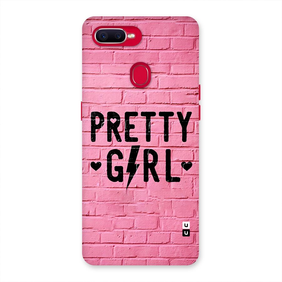 Pretty Girl Wall Back Case for Oppo F9 Pro