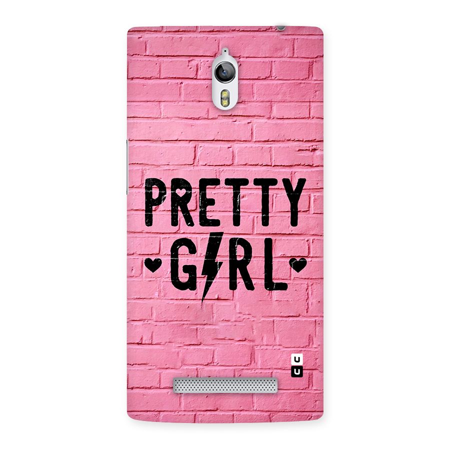 Pretty Girl Wall Back Case for Oppo Find 7