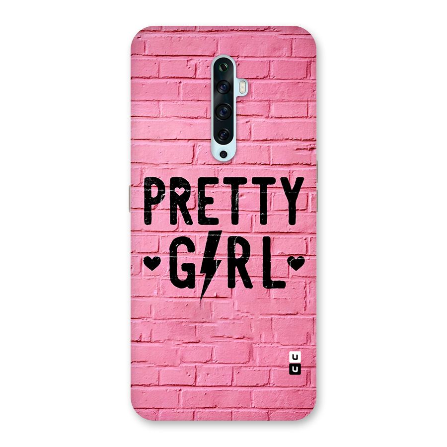 Pretty Girl Wall Back Case for Oppo Reno2 Z