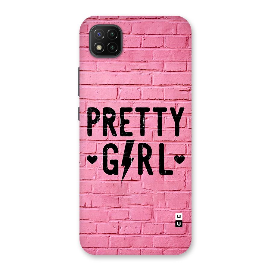 Pretty Girl Wall Back Case for Poco C3