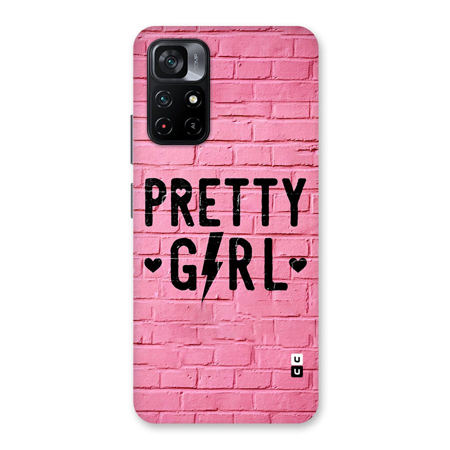 Pretty Girl Wall Back Case for Poco M4 Pro 5G