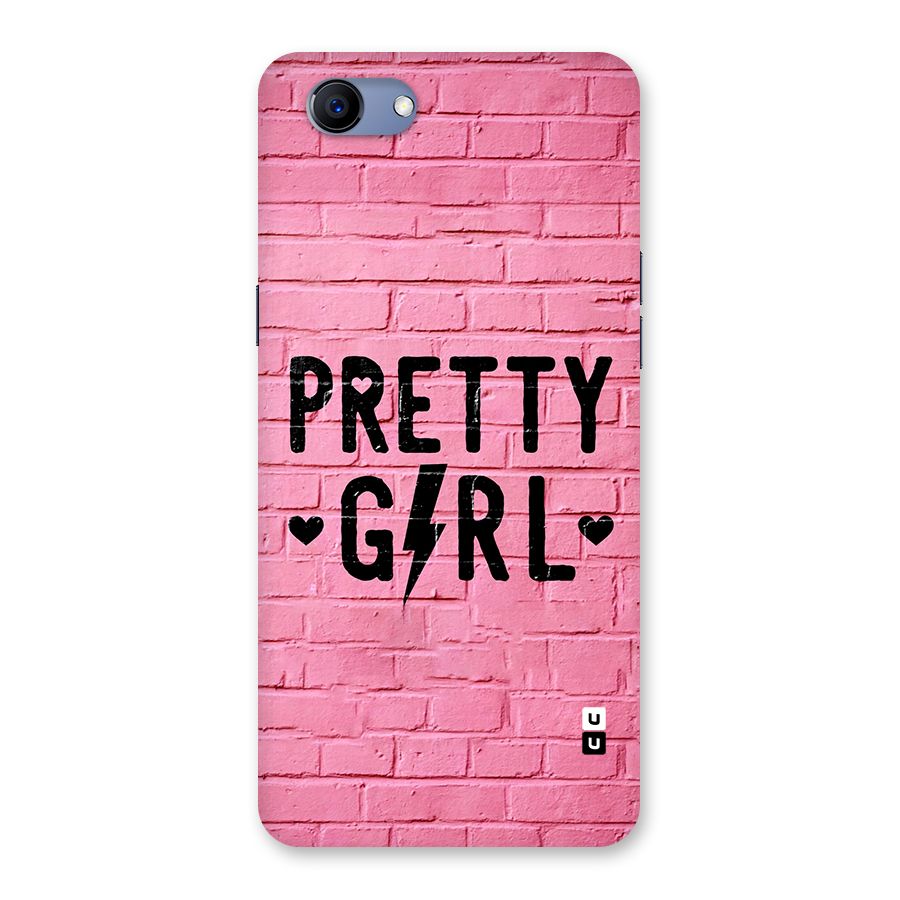 Pretty Girl Wall Back Case for Realme 1