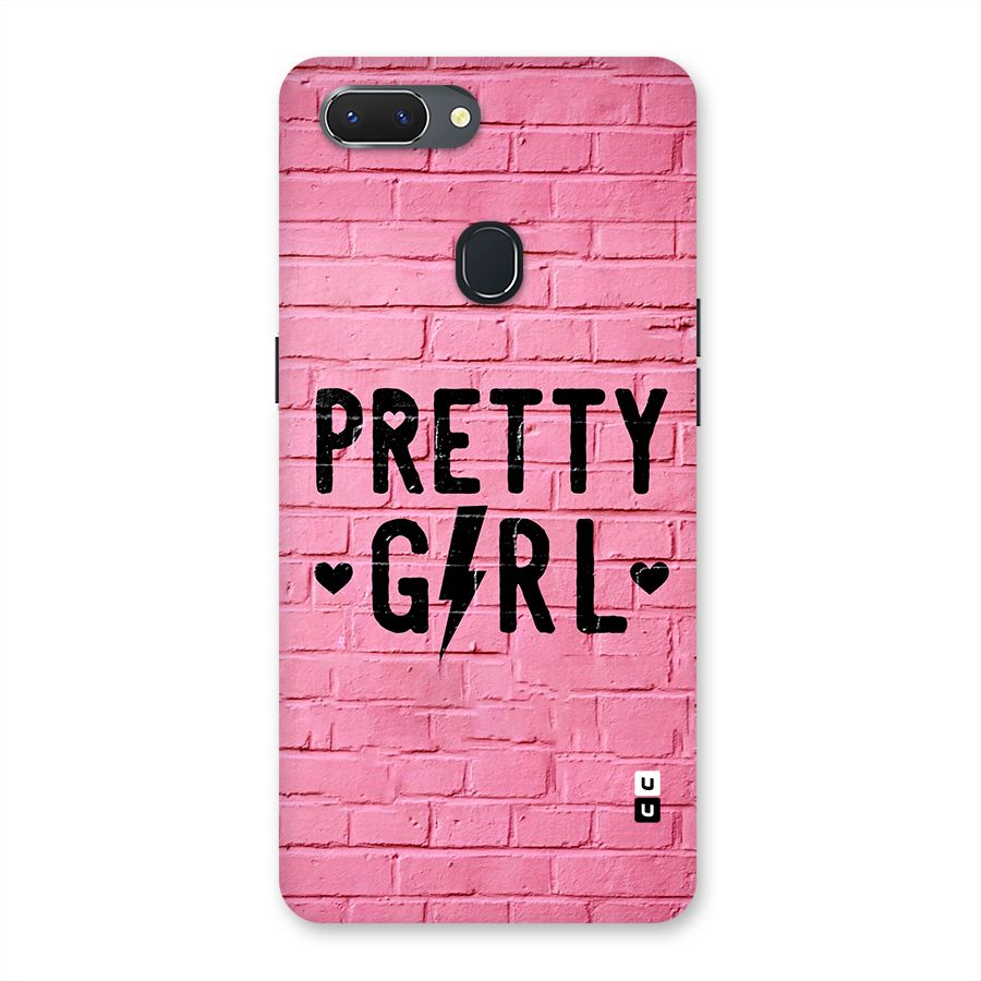 Pretty Girl Wall Back Case for Realme 2