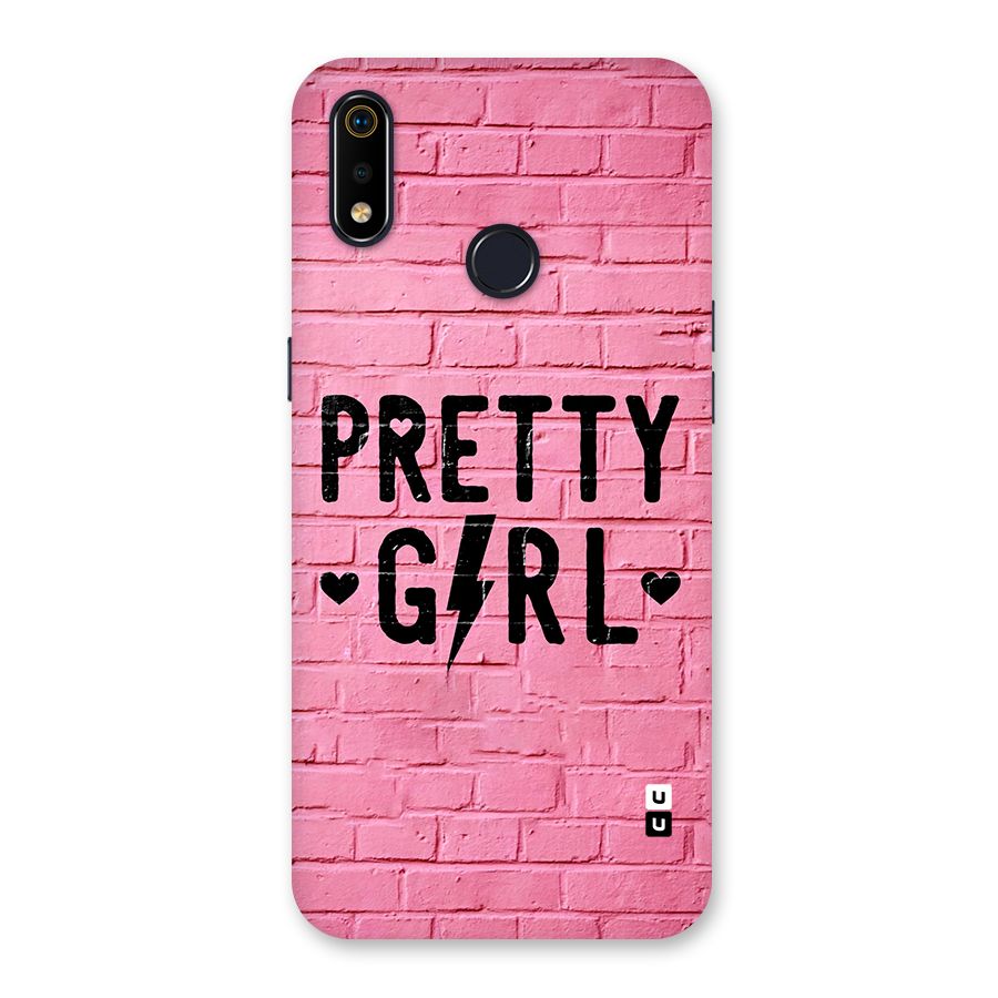 Pretty Girl Wall Back Case for Realme 3i