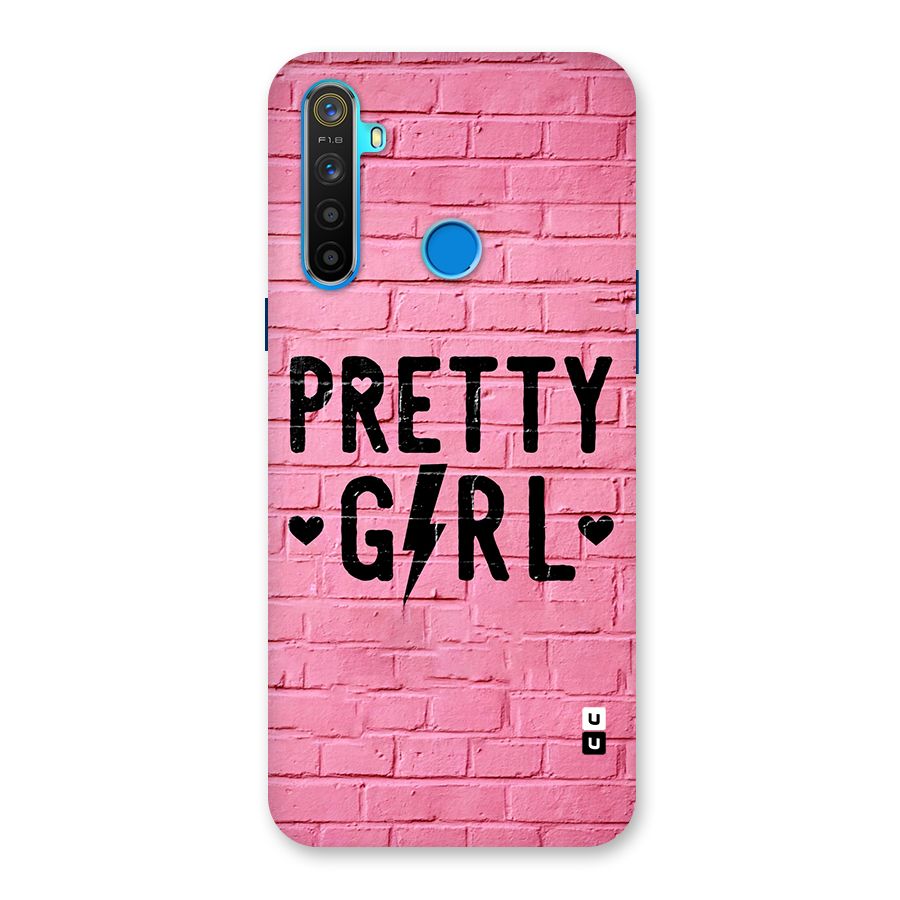 Pretty Girl Wall Back Case for Realme 5