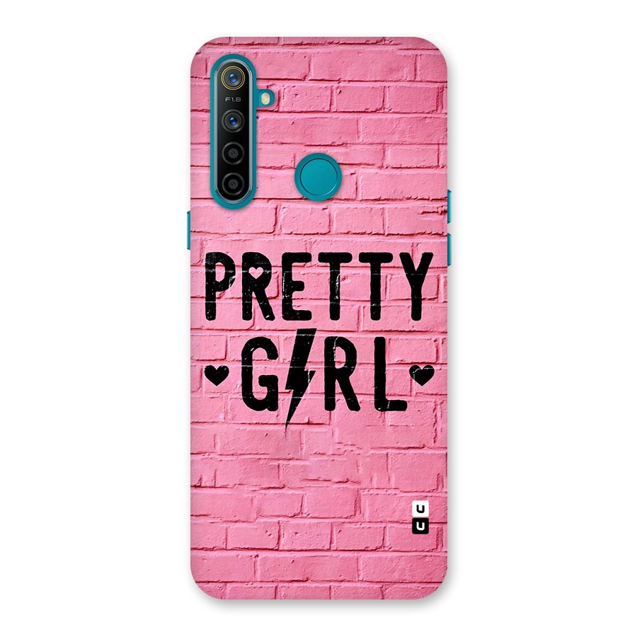 Pretty Girl Wall Back Case for Realme 5i