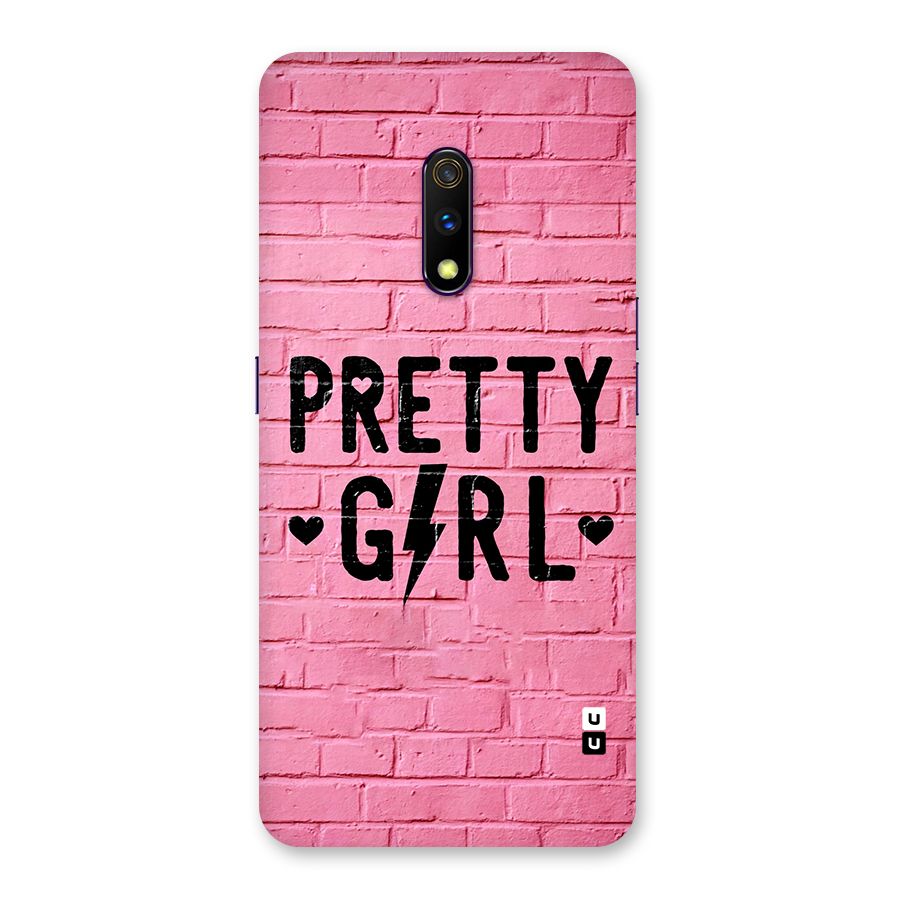 Pretty Girl Wall Back Case for Realme X