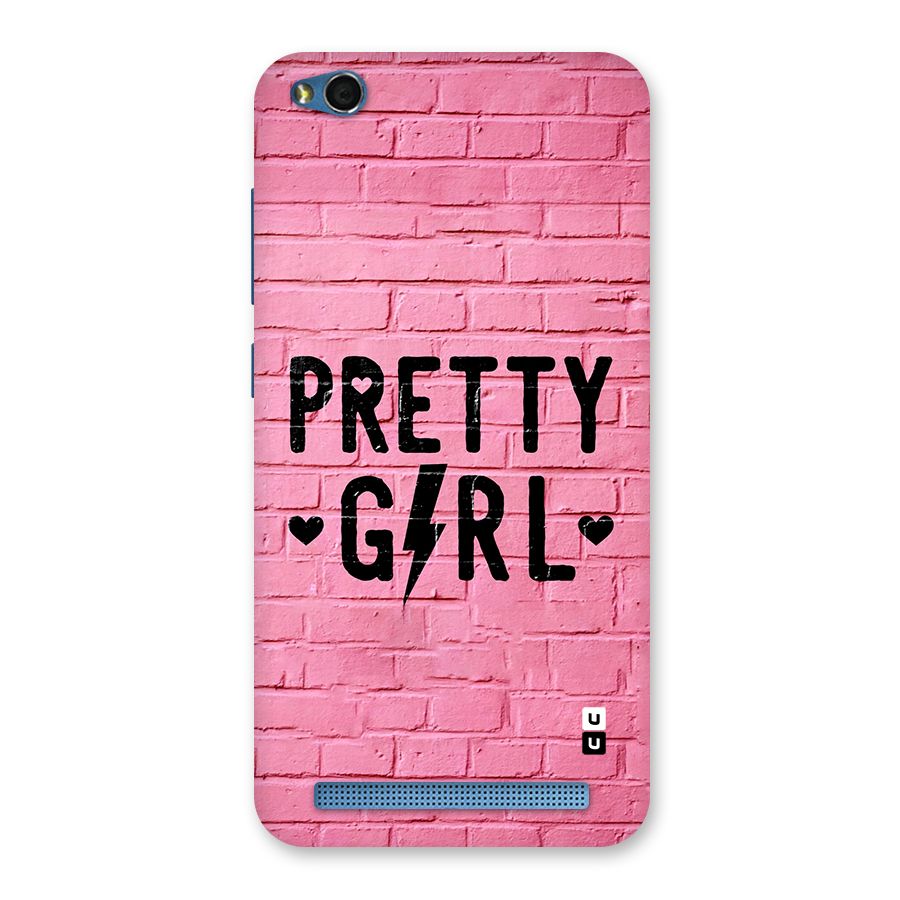 Pretty Girl Wall Back Case for Redmi 5A