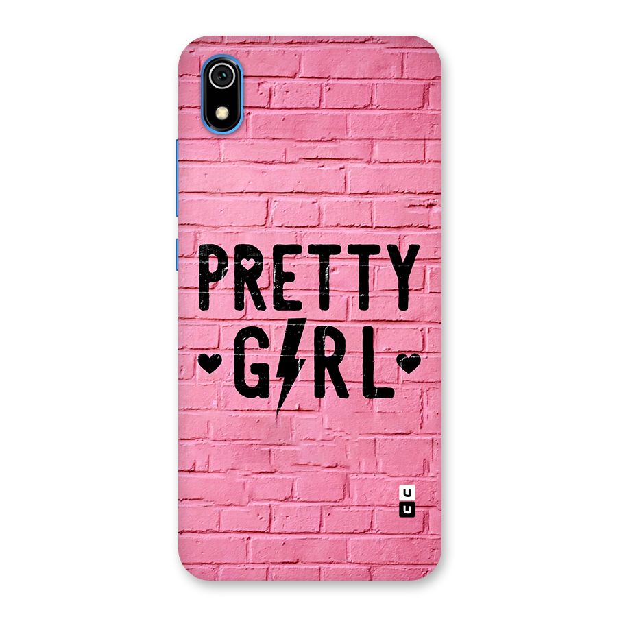 Pretty Girl Wall Back Case for Redmi 7A