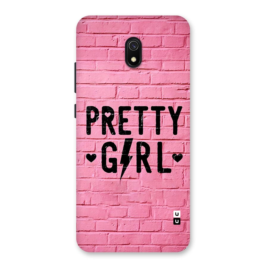 Pretty Girl Wall Back Case for Redmi 8A