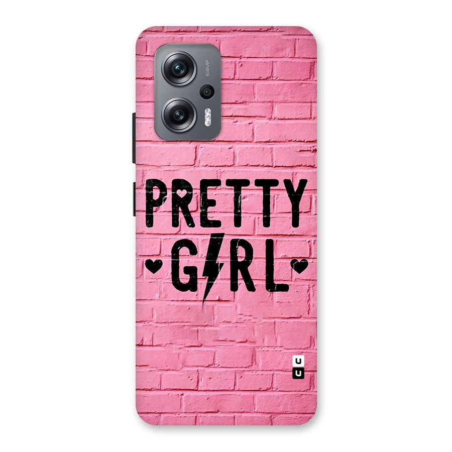 Pretty Girl Wall Back Case for Redmi K50i