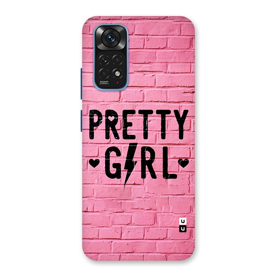 Pretty Girl Wall Back Case for Redmi Note 11S