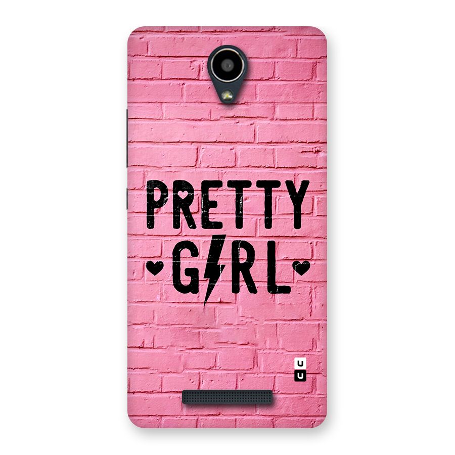 Pretty Girl Wall Back Case for Redmi Note 2