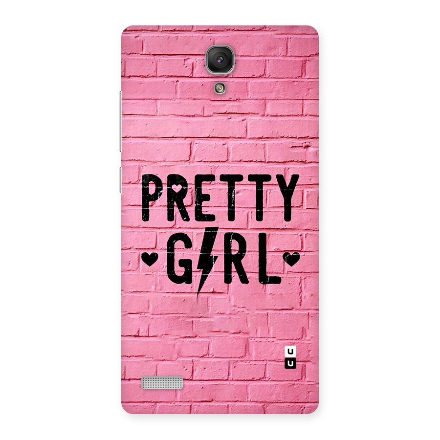 Pretty Girl Wall Back Case for Redmi Note Prime