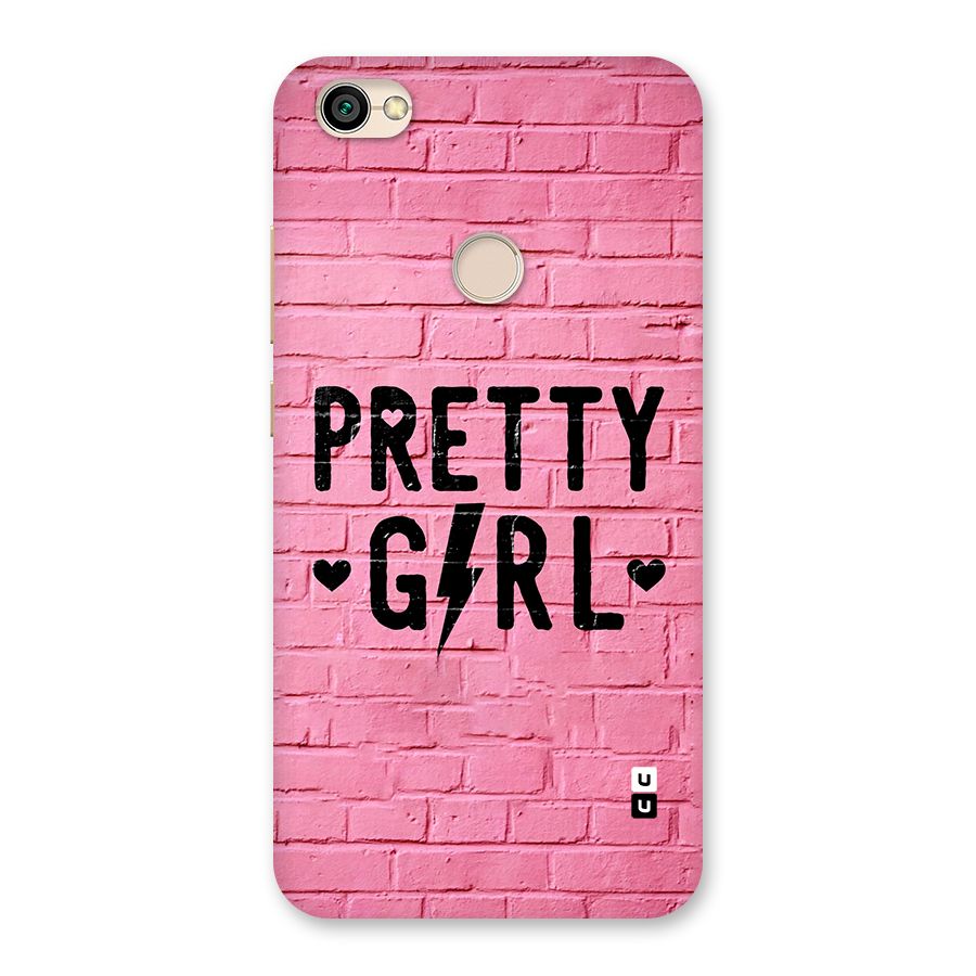 Pretty Girl Wall Back Case for Redmi Y1 2017