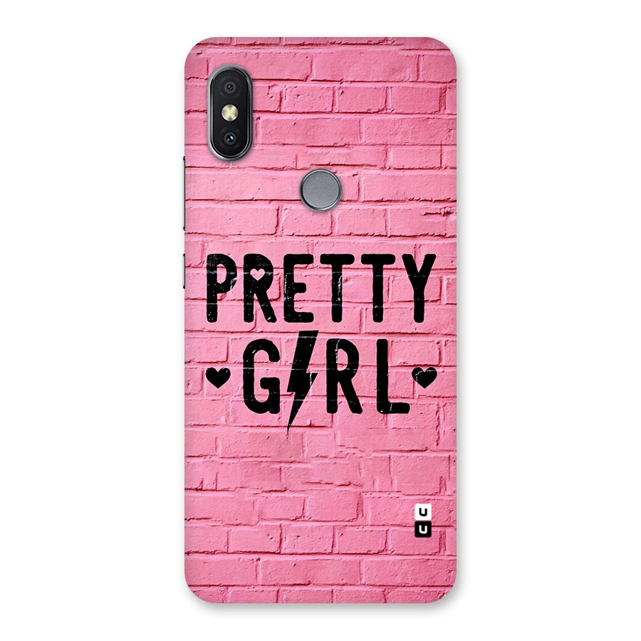 Pretty Girl Wall Back Case for Redmi Y2