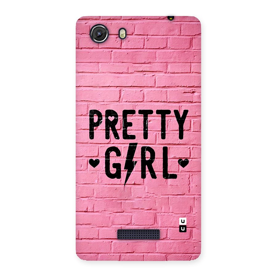 Pretty Girl Wall Back Case for Unite 3