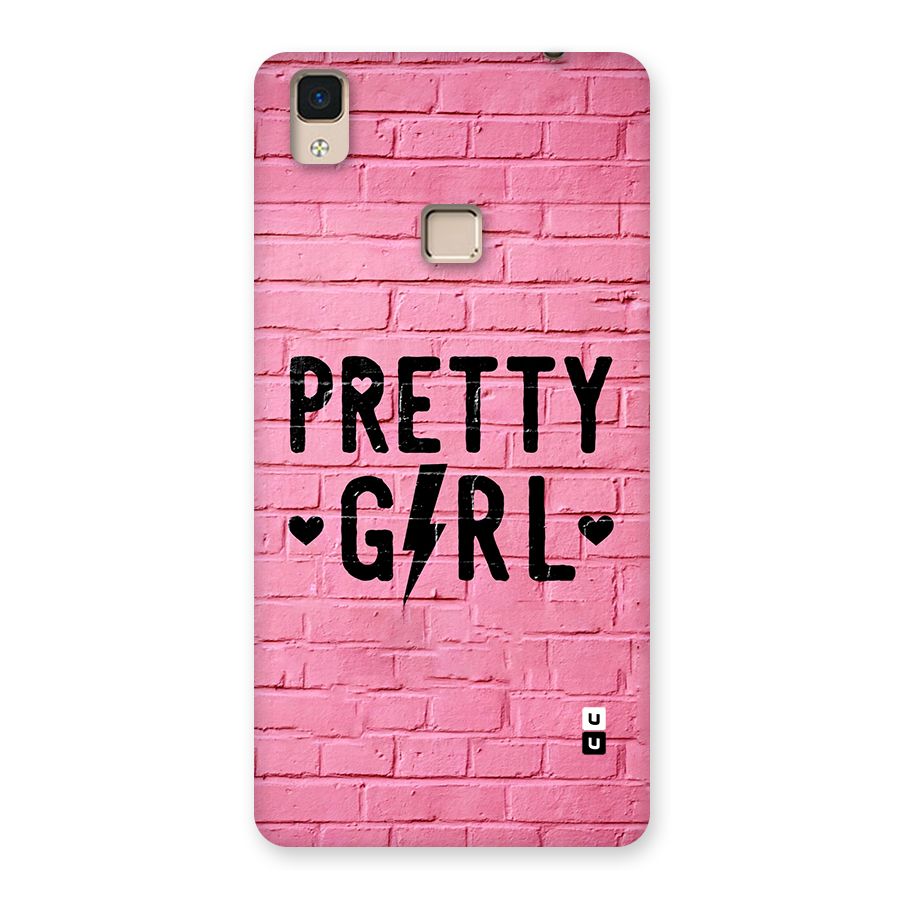 Pretty Girl Wall Back Case for V3 Max