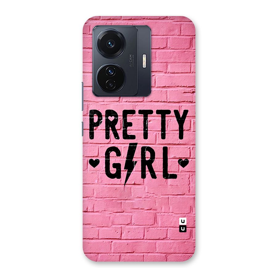 Pretty Girl Wall Back Case for Vivo T1 Pro