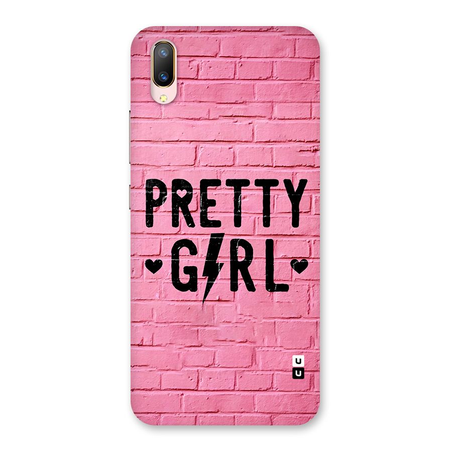 Pretty Girl Wall Back Case for Vivo V11 Pro