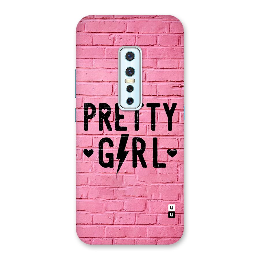 Pretty Girl Wall Back Case for Vivo V17 Pro