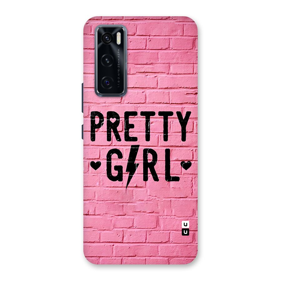 Pretty Girl Wall Back Case for Vivo V20 SE