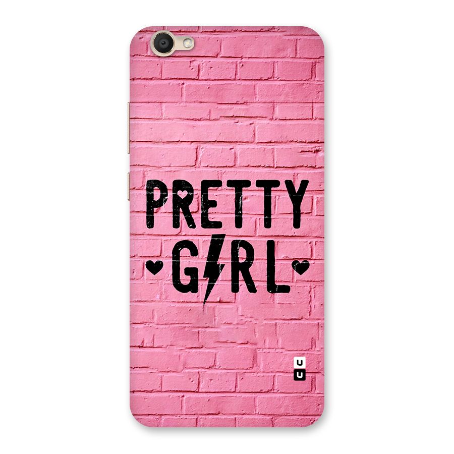 Pretty Girl Wall Back Case for Vivo V5