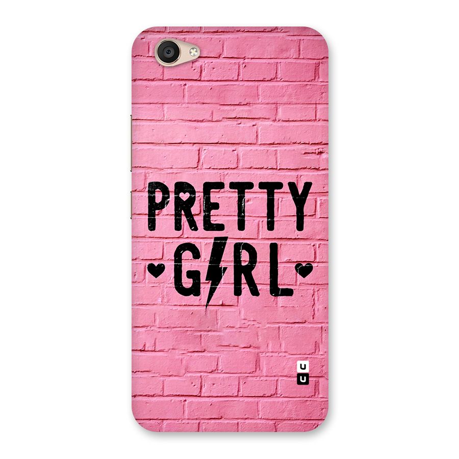 Pretty Girl Wall Back Case for Vivo V5 Plus