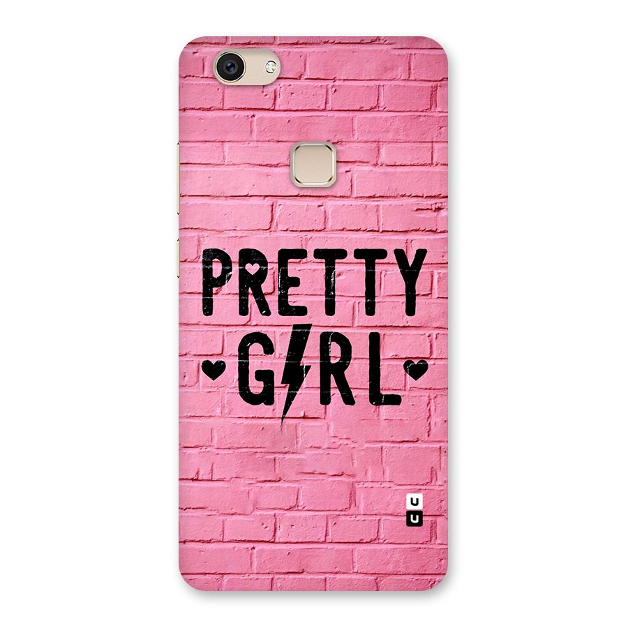 Pretty Girl Wall Back Case for Vivo V7
