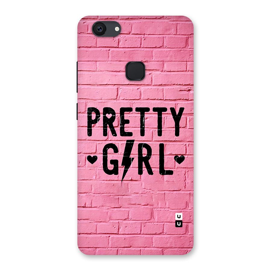 Pretty Girl Wall Back Case for Vivo V7 Plus