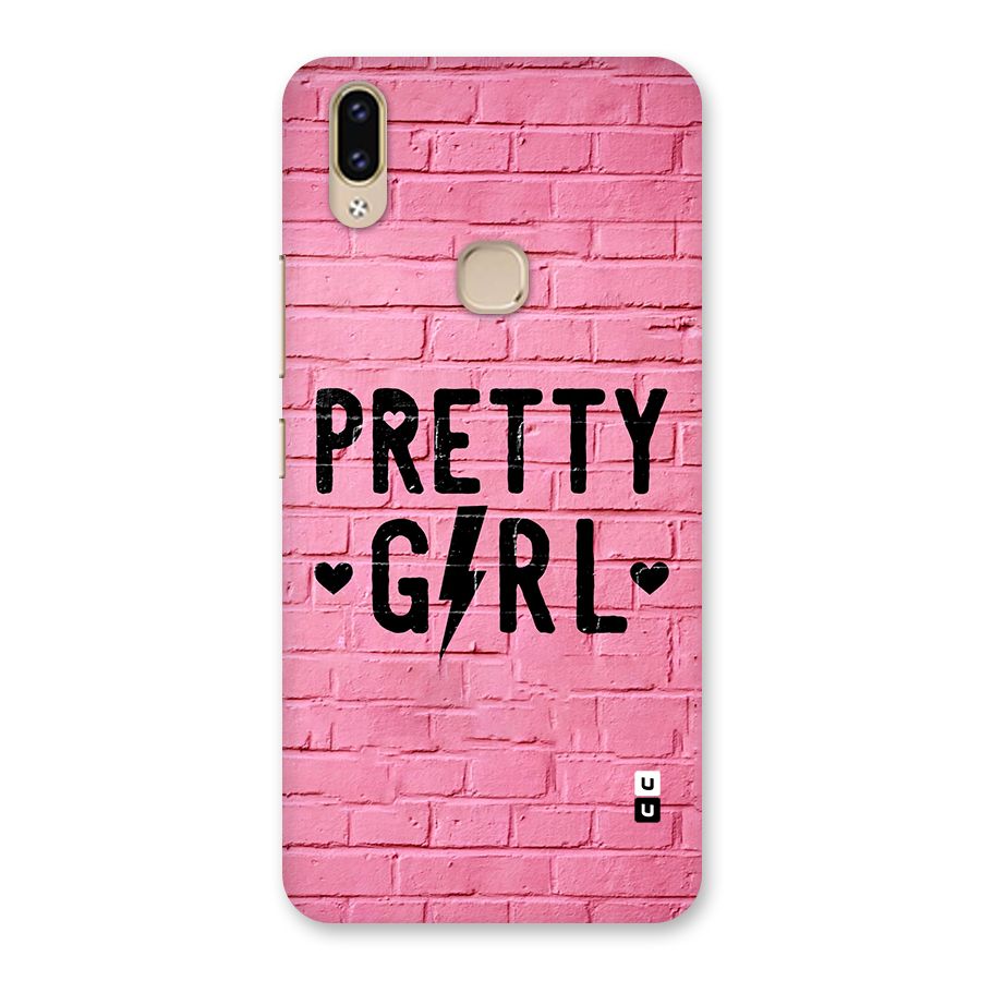 Pretty Girl Wall Back Case for Vivo V9 Youth