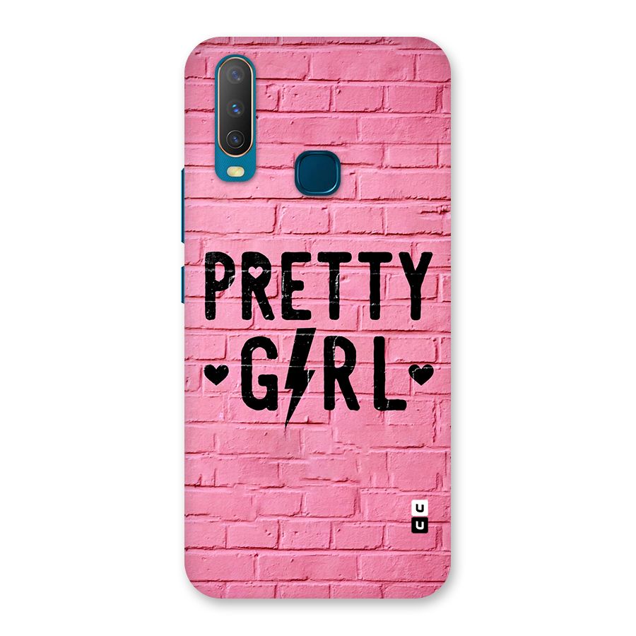 Pretty Girl Wall Back Case for Vivo Y11