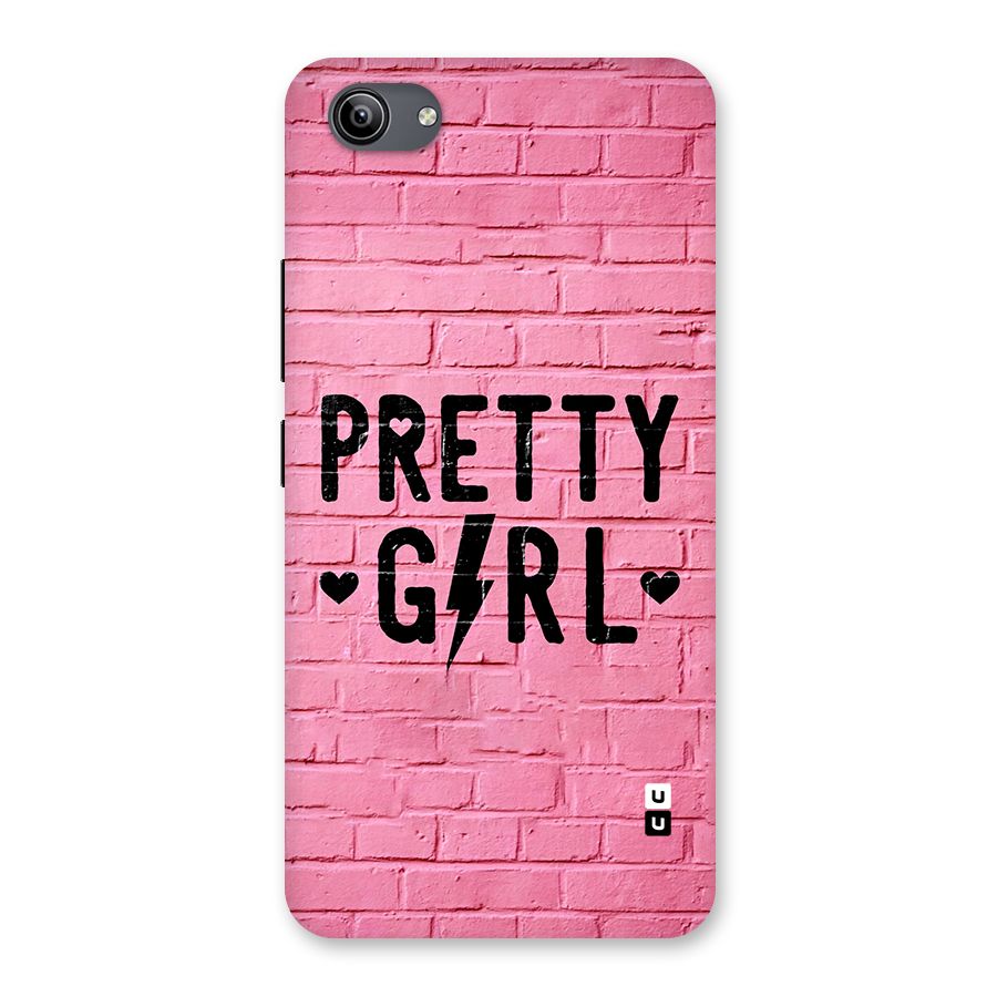 Pretty Girl Wall Back Case for Vivo Y81i