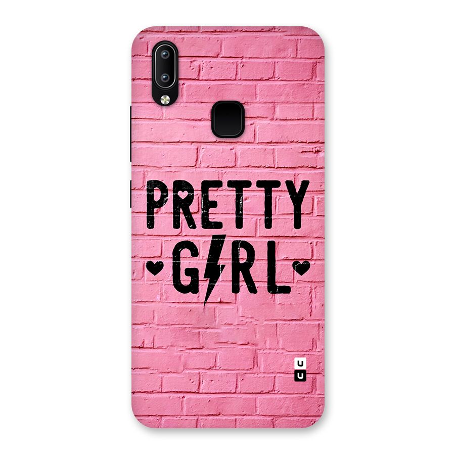 Pretty Girl Wall Back Case for Vivo Y93