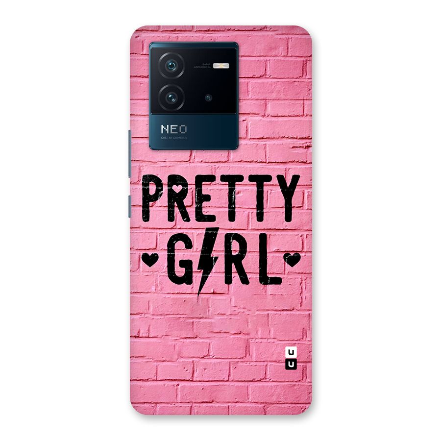 Pretty Girl Wall Back Case for Vivo iQOO Neo 6 5G