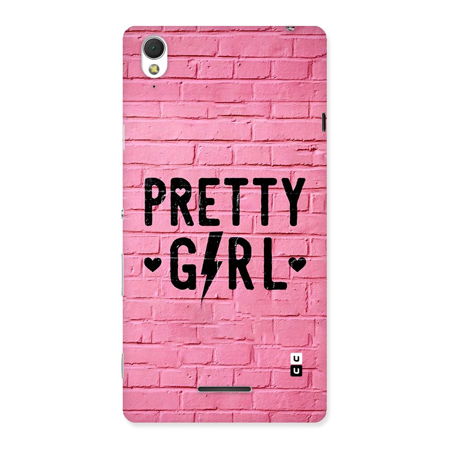 Pretty Girl Wall Back Case for Xperia T3