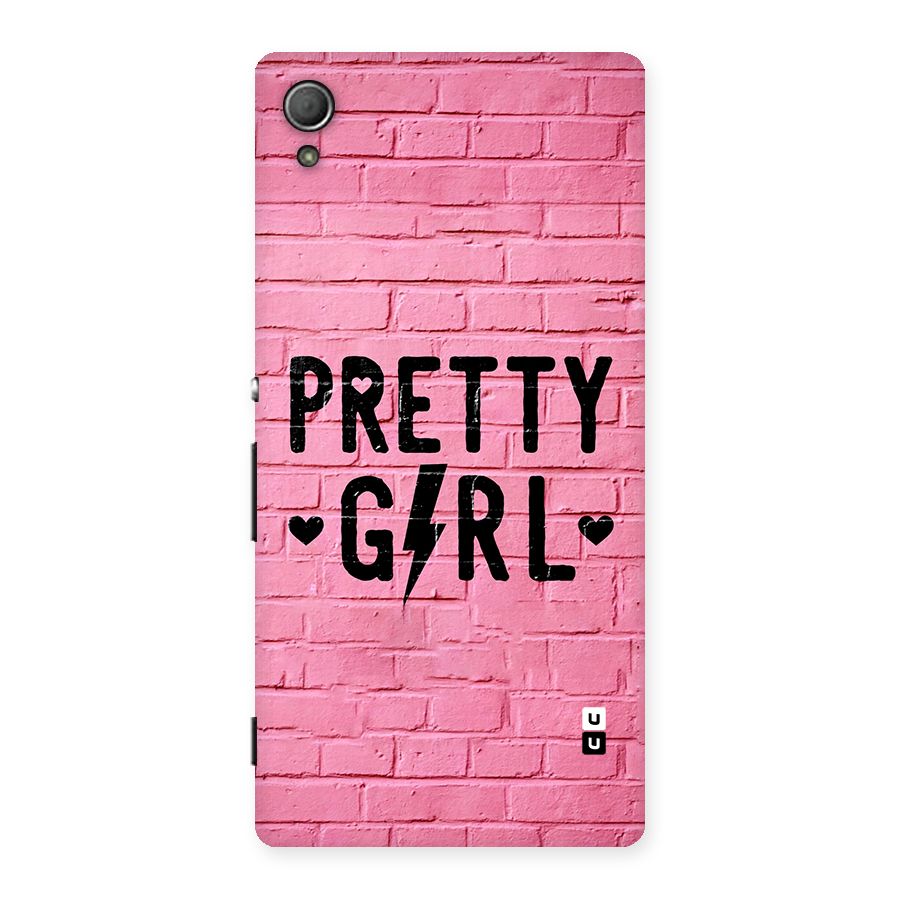 Pretty Girl Wall Back Case for Xperia Z4