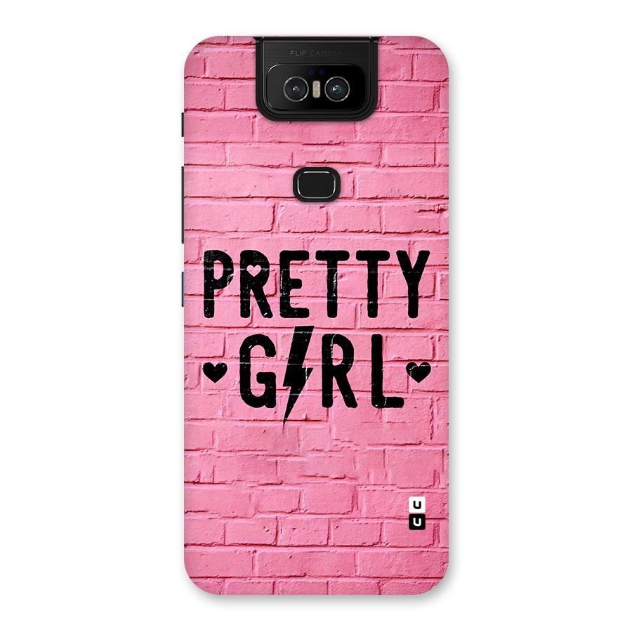 Pretty Girl Wall Back Case for Zenfone 6z