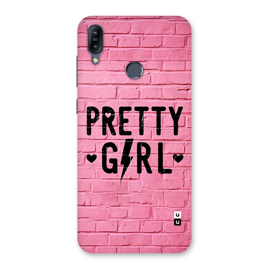Pretty Girl Wall Back Case for Zenfone Max M2