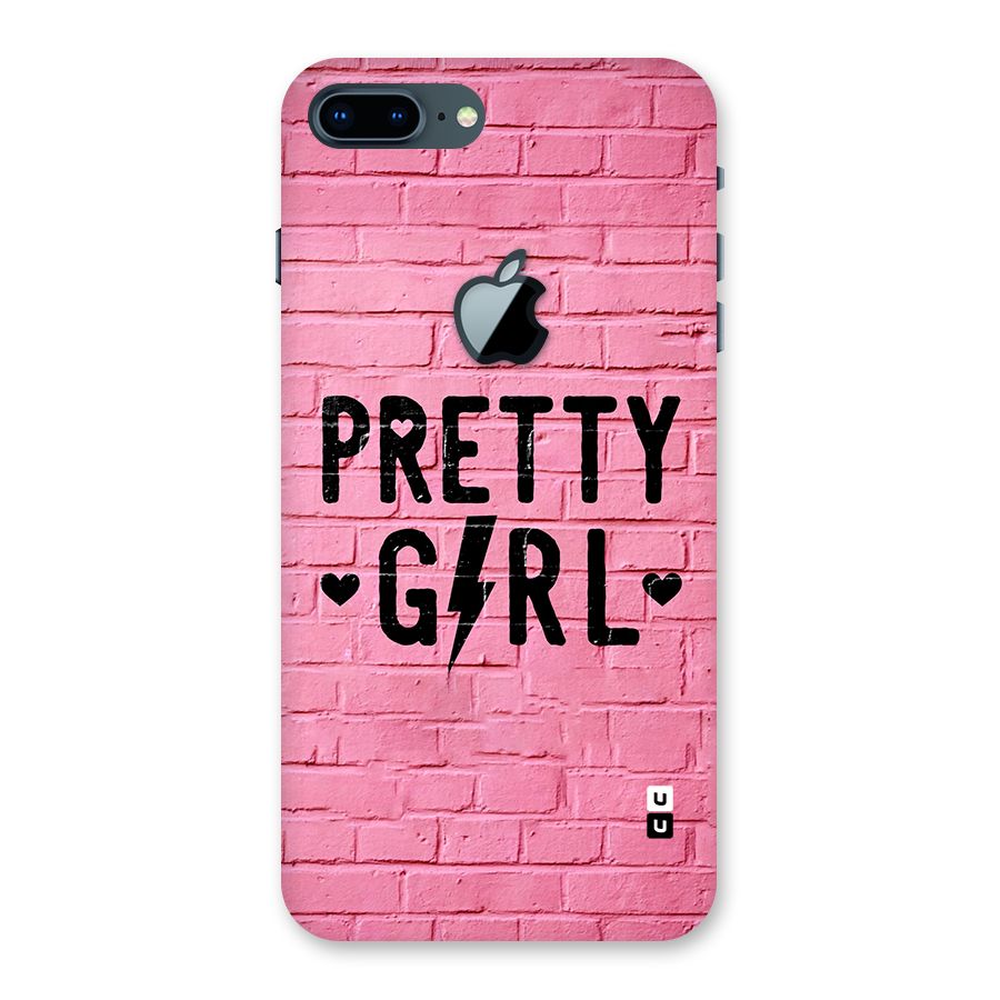 Pretty Girl Wall Back Case for iPhone 7 Plus Apple Cut